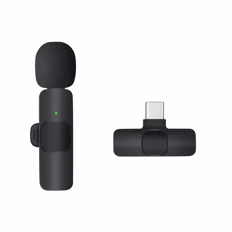 Wireless Lavalier Microphone for Type-C Smartphones Mini Mic for Vlogging Tiktok Facebook Videos Microphones Audio Recording